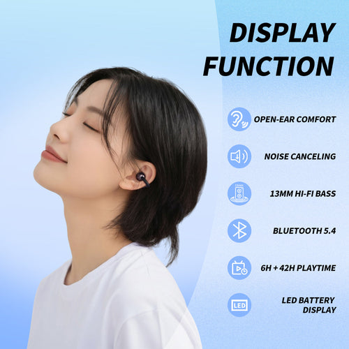 PowerWin TWS01 Headphones Open-Ear Clip Bluetooth
