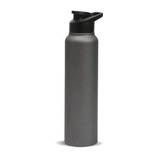 Stainless Steel Water Bottle 1 Ltr (Steel Cap - Set of 1, Olive Green)